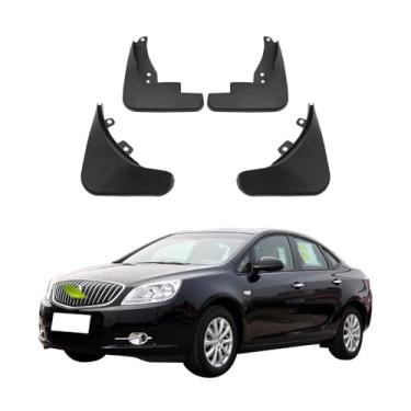 Imagem de 4 Pces Para-Lamas para Automóveis, Protetor de Lama Resistente do Respingo Plástico de Proteção Reforçada compatível com Vauxhall Opel Astra J Buick Verano 2010 2011 2012 2013 2014 2015 2016