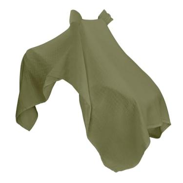 Imagem de Dynwave Capa para cadeirinha de carro para bebê, proteção solar de verão, musselina de algodão, à prova de vento, ajuste universal, macia, proteção, dossel, Abacate