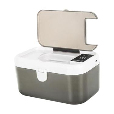 Imagem de YIJU Aquecedor de lenços umedecidos, aquecedor de fraldas, luz noturna, rápido, portátil, inteligente, USB, aquecedores de lenços umedecidos para bebês, Branco