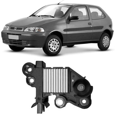 Imagem de Regulador Voltagem Alternador Palio Siena Strada Uno Bosch