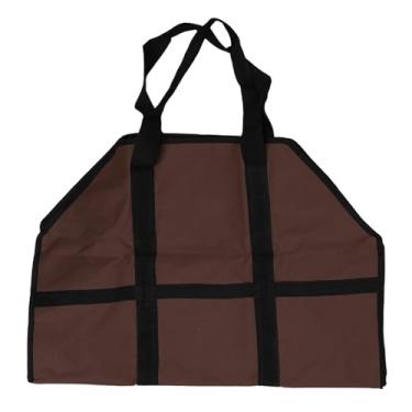 Imagem de Luqeeg Bolsa Portátil de Transportadora de Lenha, Saco de Madeira de Fogo Grande 600d Oxford, Suporte de Lenha para Serviço Pesado Com Alças, Anti Dobrável e Abrasão para Doméstico (A)