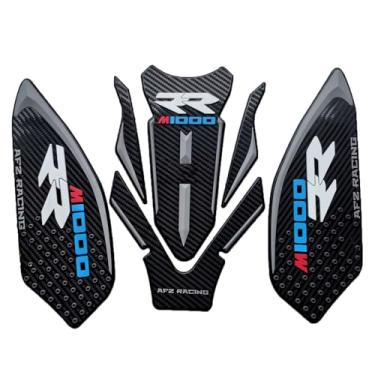 Imagem de Capa protetora de borracha para tanque de gasolina para guarnições de carenagem decalque compatível com BMW M1000RR M1000 RR