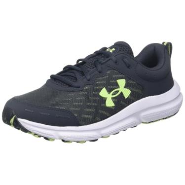 Imagem de Under Armour Tênis de corrida masculino Charged Assert 10, Antracite/antracite/verde morfo, 8