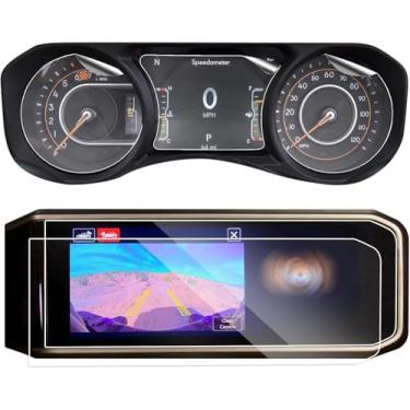 Imagem de EUEKY (Pacote com 5 protetores de tela para gladiador J eep 2025 compare com 2025 2026 Je ep Gladiator protetor de tela 30,5 cm fosco 2025 acessórios para gladiador película de vidro temperado