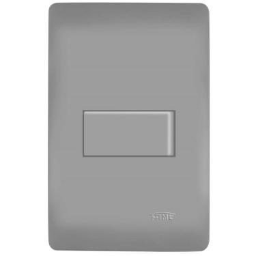 Imagem de Conjunto Interruptor Simples 16 Amperes Habitat Black - 4046 - FAME