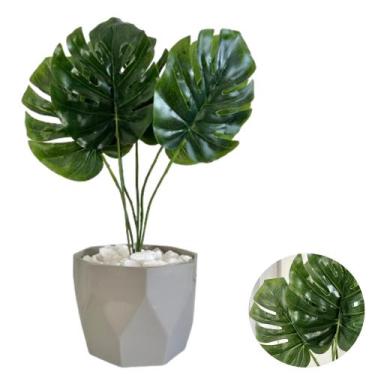 Imagem de Eucalipto Artificial Com Vaso Moranga Decoração Casa - PlantaImport