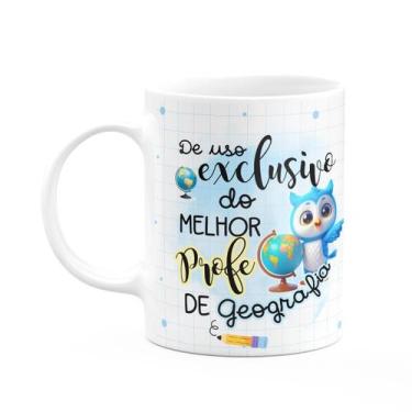 Imagem de Caneca - Uso exclusivo do melhor professor de geografia - JPS INFO
