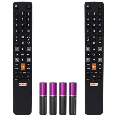 Imagem de Kit 2 Controle Remoto Compatível SempToshiba U7800 32l2800 Ct8518