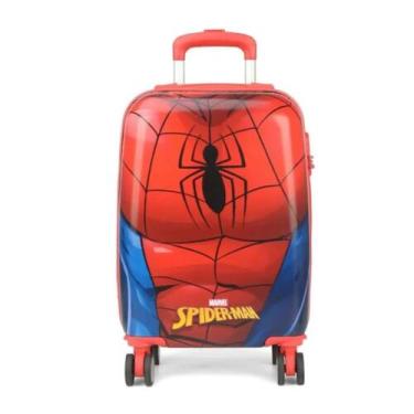 Imagem de Mala Infantil Bordo Spider Man Red 360 ABS Luxcel Original