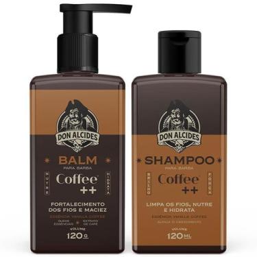 Imagem de Kit Balm + Shampoo para Barba Coffee ++ Maciez e Hidratação 120g Don A