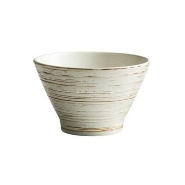 Imagem de URGDWEKJY Tigela de salada de cerâmica tigela de arroz utensílios domésticos restaurante tigela de tempero tigela de salada tigela de frutas (B)