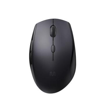 Imagem de Mouse Sem Fio MS400 DPI Ajustavel 6 Botões e Clique Silencioso Preto M