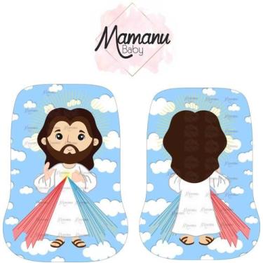 Imagem de Almofada Naninha Lembrancinha Jesus Misericordioso - Mamanu