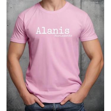 Imagem de Camiseta Camisa de Algodão Adulto Masculina Feminina  Alanis Morisset 