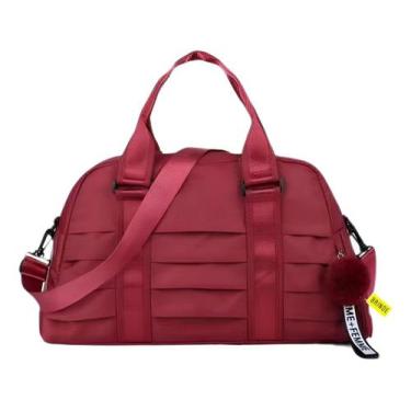 Imagem de Bolsa Academia Ginástica Mala Mão Viagem Transversal Blogueira Grande 