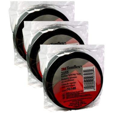 Imagem de Fita isolante elétrica 3M Temflex Rubber 2155 19mm x 7m