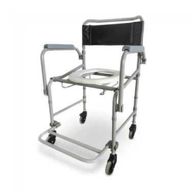 Imagem de Cadeira para Higiene Dobrável D40 - Suporta até 120kg Dellamed