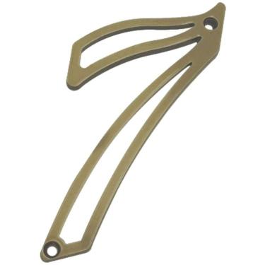 Imagem de Número Residencial Nº 7 De Zamac Oxidado - 95653 - Silvana