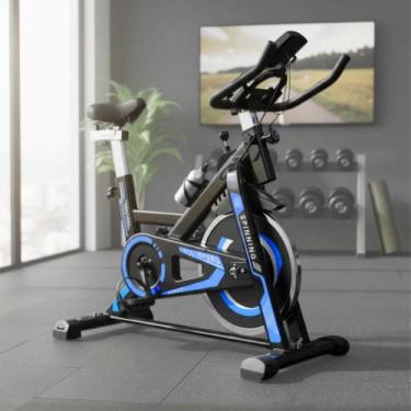 Imagem de Bicicleta Spinning Ergométrica Profissional Roda Inércia 13kg Mecânica