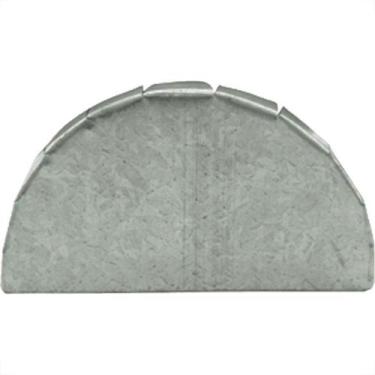 Imagem de Cabeceira Frontal Galvanizado Platiband-28 - FRONTAL CALHAS