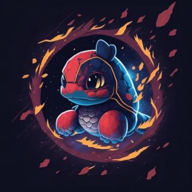 Imagem de Adesivo de Parede Estilo Anime Monstros Fofinhos Decorativo Infantil - Joldrin 50x50cm