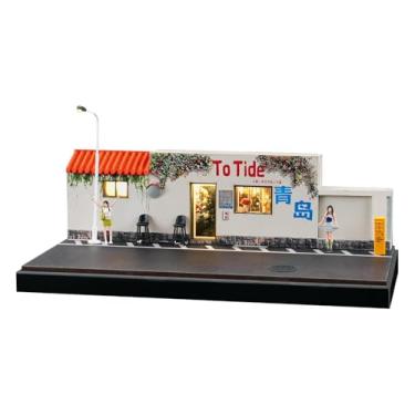 Imagem de Generic Vitrine para modelos de veículos em escala 1/64, vitrine para rodas de metal fundido, cenário criativo para loja da Diaroma Cultural.