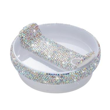Imagem de Tampa de copo de substituição de 1,134 g para Stanley Cup Bling Tampas de copo de substituição compatíveis com Stanley Quencher 2.0 Cup Top Covers Acessórios para mulheres (coloridas)