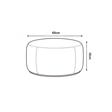 Imagem de Sofá Orgânico e Puff Módulo Curvo Savana Boucle Azul Turquesa - Montan