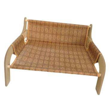 Imagem de predolo Sofá-cama para gatos, sofá-cama elegante e resistente para dormir, sofá para gatos, poltrona reclinável para coelhos, suprimentos para animais, Poliéster Grande