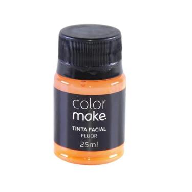 Imagem de Tinta Facial 35Ml - Color Make - Festas e Fantasias, Laranja Flouresce