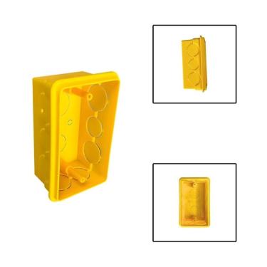 Imagem de Caixa De Luz Pvc Antichama Reforçada Tomada Interruptor 4X2