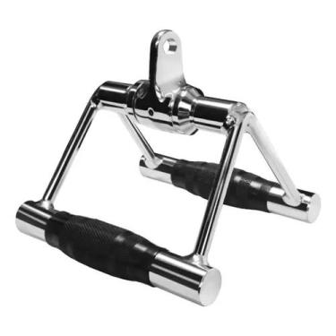 Imagem de Puxador Triângulo Emborrachado Profissional Academia Musculação Pulley