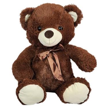 Imagem de Fizzy, Urso De Pelúcia Com Lacinho Grande 70cms - Marrom