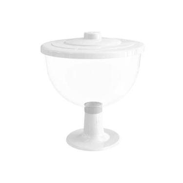 Imagem de Baleiro Grande C/Tampa 4.3LT Branco Tasil