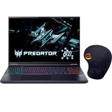 Imagem de Acer Predator Helios Neo 16S AI, Notebook Gamer OLED 16" 2560x1600, Intel Core Ultra 9 275HX, RTX 5070 Ti, 32GB DDR5, SSD 1TB, Windows 11, Obsidian Black