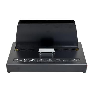 Imagem de Máquina de encadernação, máquina de encadernação de livros, 14671 A4 Máquina de encadernação térmica de derretimento a quente 300 mm largura 40 mm 380 folhas de espessura para escritório e uso
