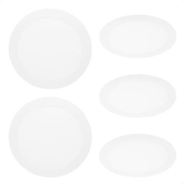 Imagem de Kit 5 Painel De Led Redondo Embutir 12W Bivolt Taschibra