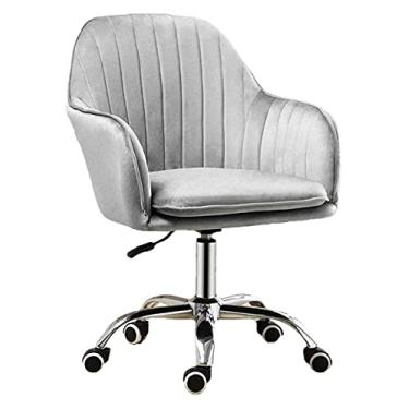 Imagem de Cadeira de escritório ergonômica cadeira de escritório elevatória cadeira de escritório cadeira giratória assento acolchoado grosso altura ajustável cadeira reclinável alta necessária