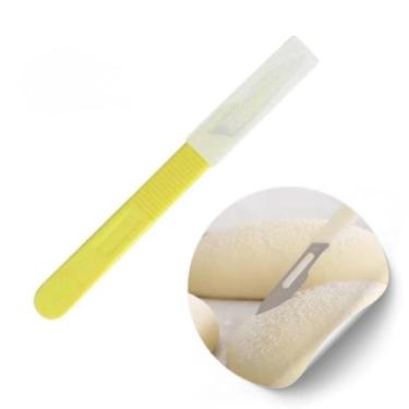 Imagem de 50 Cortador Pestana Bisturi Pães Estilete Padaria Kit - Isamar