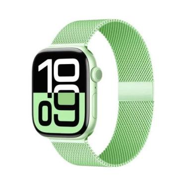 Imagem de Pulseira De Malha Milanesa Para Apple Watch De 42mm-46mm, Compatível C