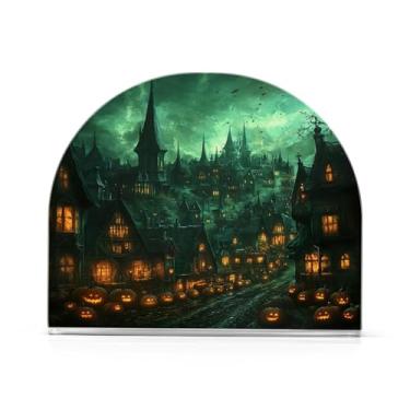 Imagem de xigua Porta-guardanapos de papel acrílico transparente elegante para mesas dispensador de papel de seda independente para mesa de jantar, restaurante, decoração de casa, pacote com 2