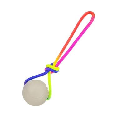 Imagem de Bothyi Bola de adestramento para cães com corda, ferramenta de exercício e recompensa, macia, ideal para cães de pequeno, médio e grande porte. Brinquedo, 7cm