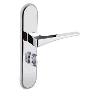 Imagem de Fechadura Banheiro Espelho S40mm Cromado Maxx Aliança - Aliança Metalú