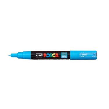Imagem de Caneta Posca Uni-Ball Pc-1M 0.7Mm Azul Claro - Uni Ball