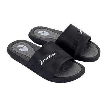 Imagem de Chinelo Masculino Slide Rider Rush, Preto, 40