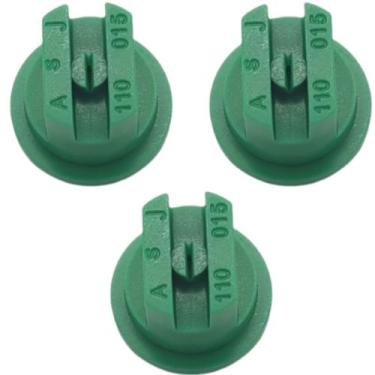 Imagem de Kit 3 Bicos Leque para Pulverizadores Agrícola Verde Guarany, Verde