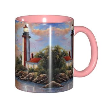 Imagem de Zeraoke Impressão de pintura de diamante canecas de café criativas, personalizadas, presente para família, tamanho de 325 ml, unissex