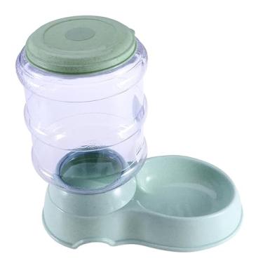 Imagem de Toddmomy Alimentador automático de água PET 3,8 L, tigela de comida para cães e gatos, base antiderrapante de plástico para alimentação diária