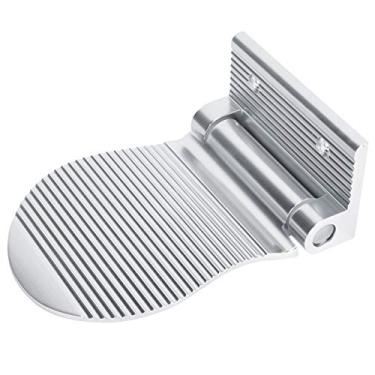 Imagem de KIMISS Pedal de Descanso de pé Montado na Parede-suporte para Alumínio Não Escorregadio para Corredor para Corredor, Entrada e Banheiro (Prata)