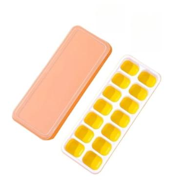 Imagem de Forma De Gelo Fundo Tampa Rígida(Amarelo)